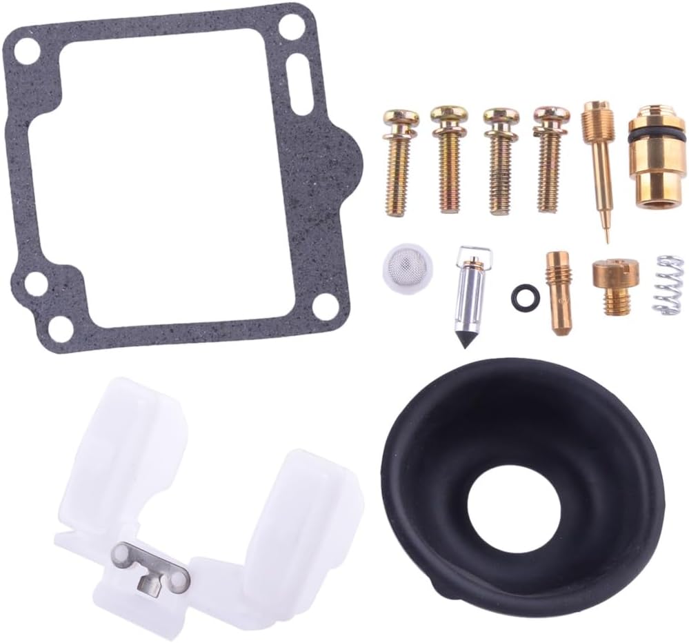 Replacement Parts 2 Sets Carburetor Carb Repair Rebuild Fix Float Accessories Fit for Yamaha Virago 1100 XV1100 XV1100S Special 1996-1998 Easy to Replace