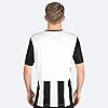 FORZA Men’s Striped Jersey Shirt [XS-XXL] – Premium Short Sleeve Football T-Shirts | 5 Stripe Colour Options (Black and White, S) #2
