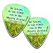 Christian Guitar Picks (12 pack)- Be Strong - Jeremiah 29:11 - Celluloid Medium - Best Stocking Stuffers for Dad Men Thanksgiving Christmas Birthday - Worship The Lord Excitedly