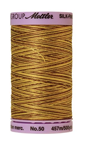 Hilo de Algodón Multicolor Mettler Silk-Finish Variegated, 500 yd/475m, Choco Banana miniatura 1