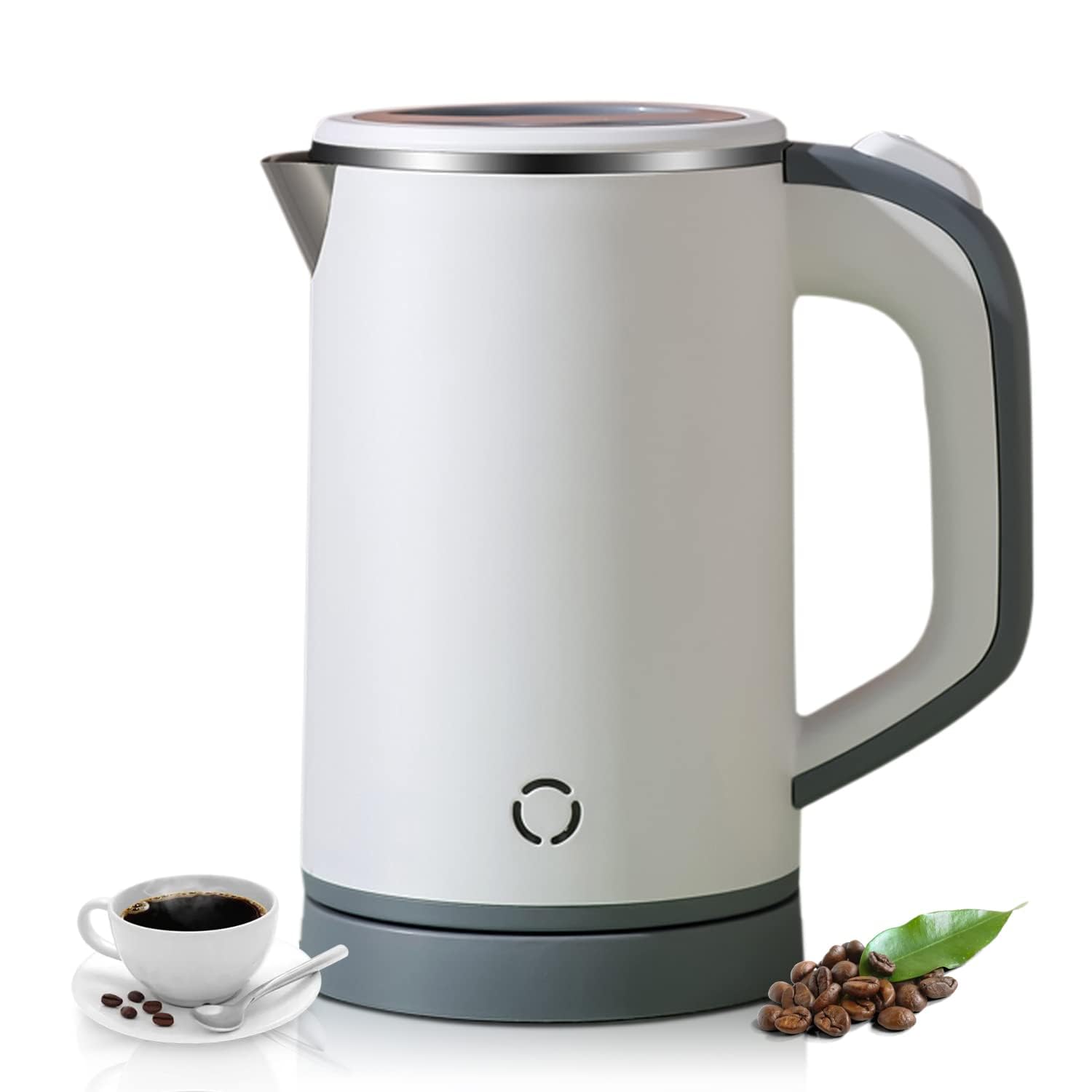 800ml Kettles Electric Travel Compact Travel Electric Kettle Cordless Fast Boil Quiet Small Kettles Auto Shut-Off & Boil-Dry Protection Ideal for Home, Office, Hotel (White)