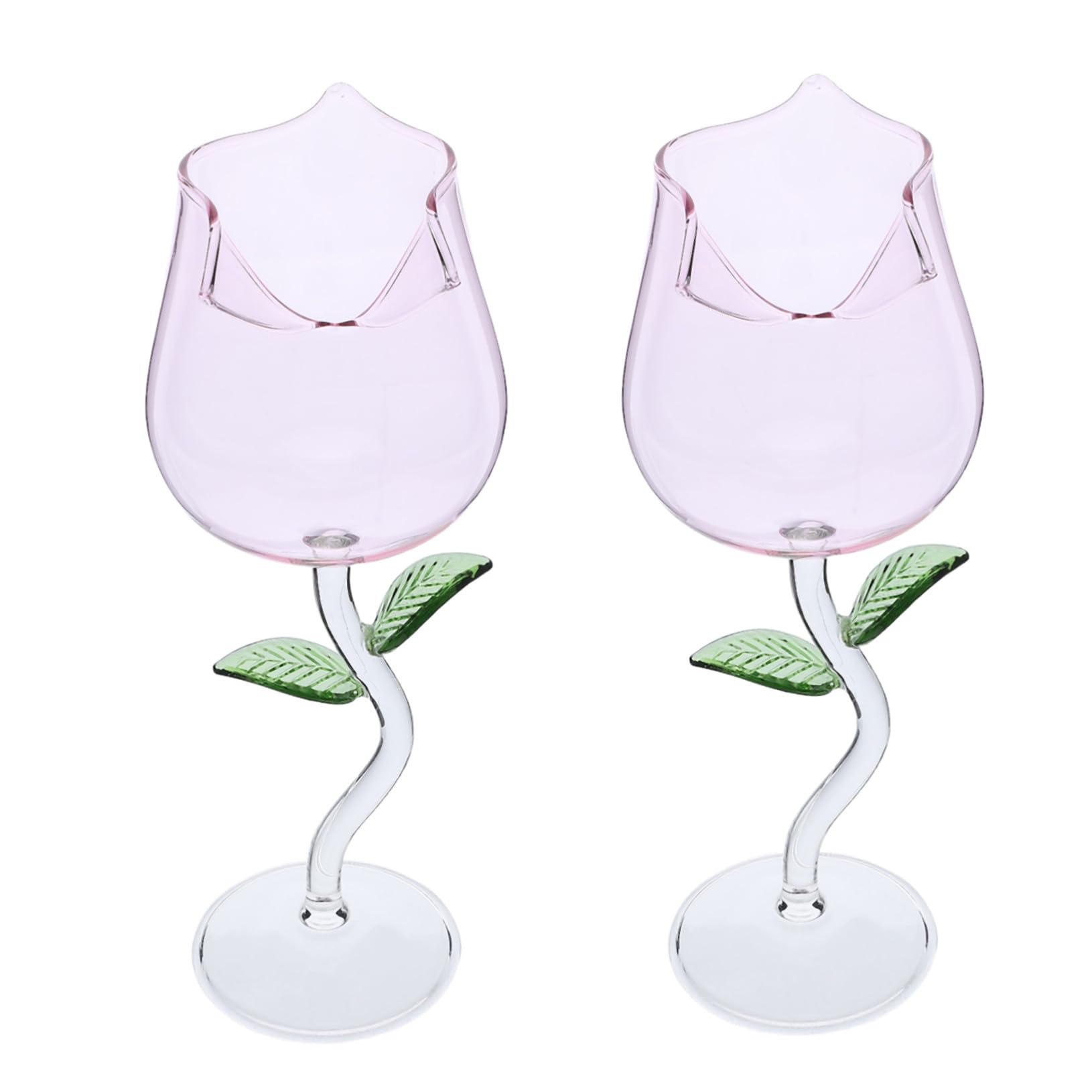 Verre à fleur pour vin rose : créez une table de mariage poétique avec ces 2 gobelets à pied chic