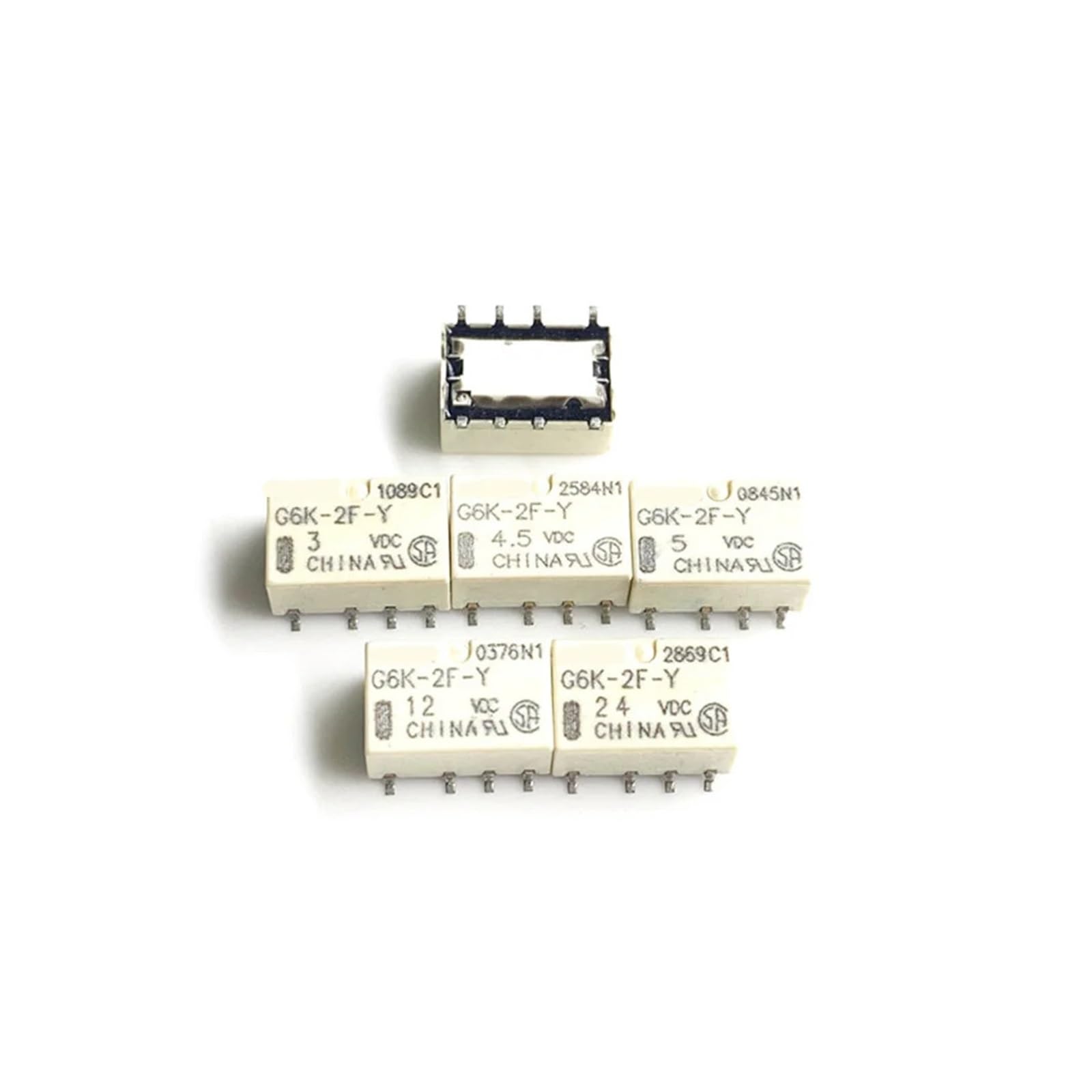 Relais G6K-2F-Y 12VDC composant de commutation pour circuit SMD - 2