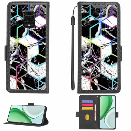 �Ή� Redmi Note 9 Pro �p �P�[�X Case [1�� 9H+�d�x���� �K���X�t�B����] [RFID�u���b�N][���̔��ˌ���] LPT-HS