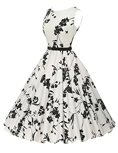 Floral Vintage Evening Dress For Women Sleeveless Size Xl F-11 #TOP2