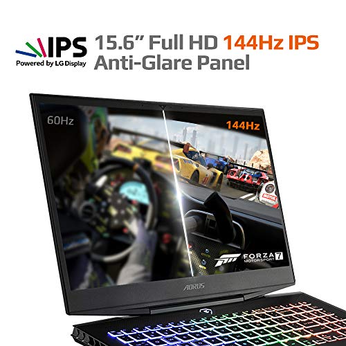 Image of AORUS 15-W9-RT4BD 15 inch Thin Bezel FHD LG IPS 144Hz LCD, Intel i7-8750H, NVIDIA GeForce RTX 2060, 2666MHz 16GB RAM, Intel M.2 PCIe NVMe 512GB SSD, 2TB HDD, Win10, Ultra Slim Metal Chassis Gaming Laptop