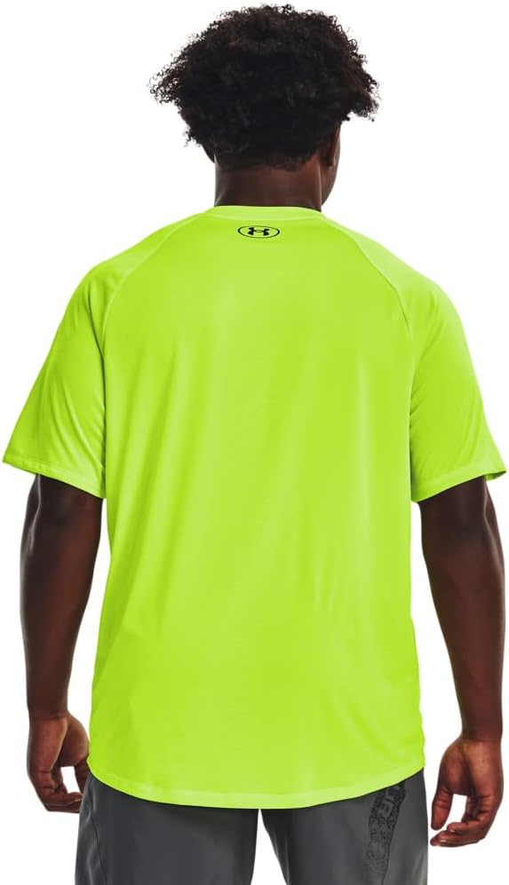 Under Armour Men's Tech 2.0 Novelty Short-Sleeve T-Shirt (369) Lime Surge / / Black Small