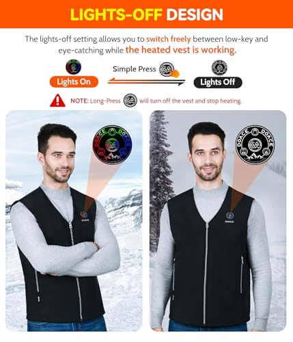 DOACE Smart Heated Vest for Men and Women (Battery Not Included)