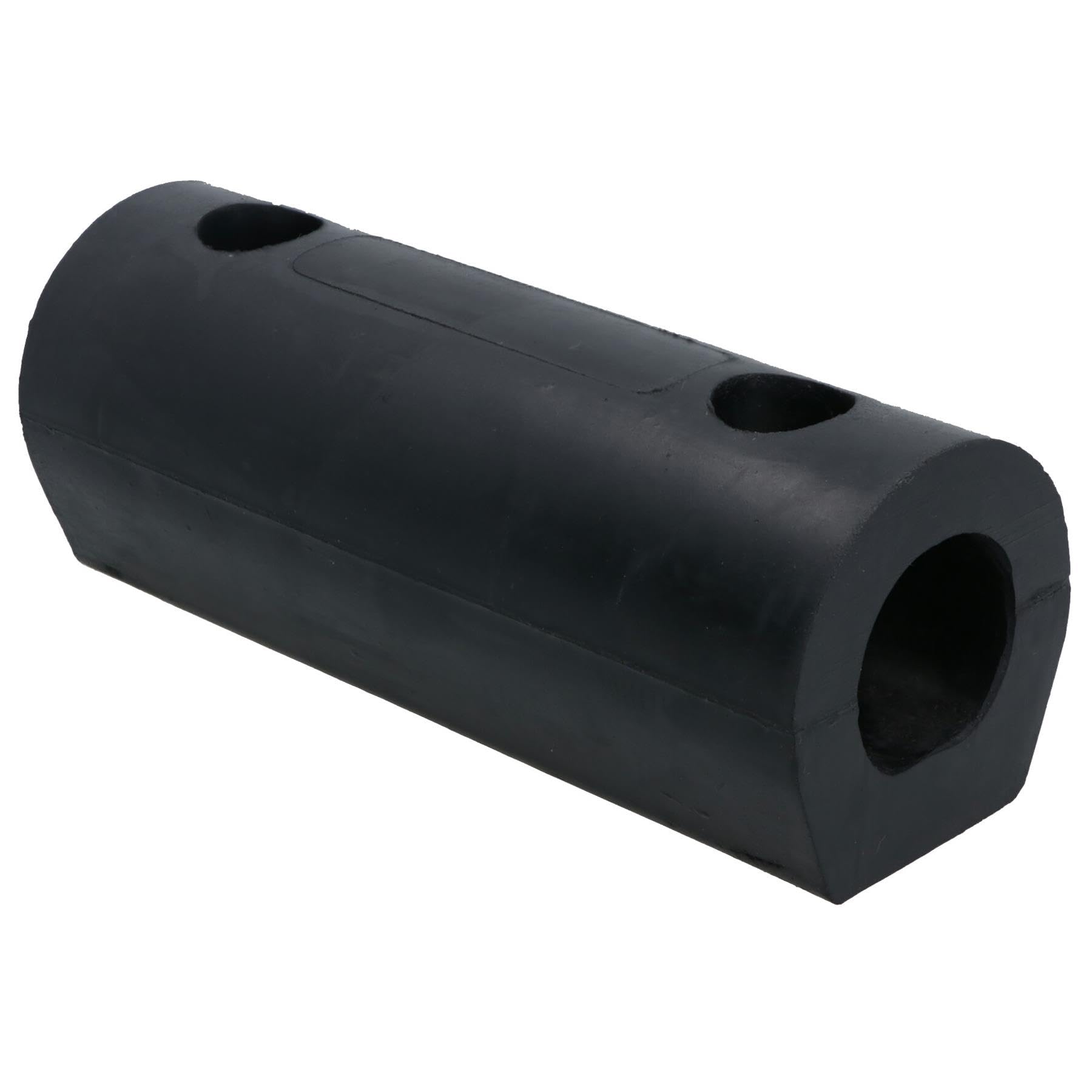 Ab Tools Black 202 X 77Mm D Shaped Standoff Rubber Buffer Bumper Block Pad Stop Trailers 1Pc