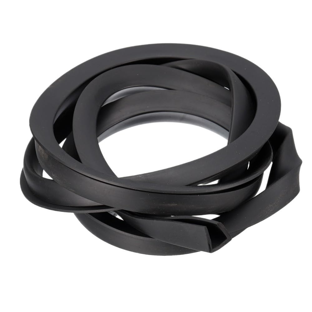 1M U Channel Moulding Trim Strip - Round/Square Edge Guard Rubber Sealing Strip(8x11mm)