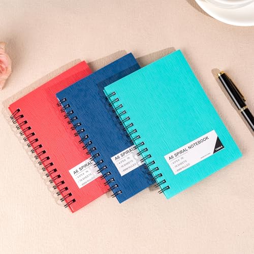 Carnets à spirales A6 FLYING EAGLE lignés avec couverture plastique pour notes - 5