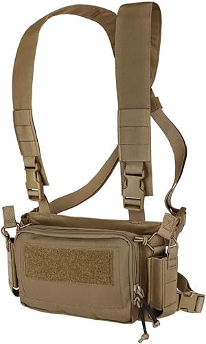 KRYDEX Aparejo táctico para el pecho con triple 5.567.62 Mag Pouch Insert 0.354 in Mag bolsas y arnés X