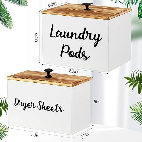 Contenedor de madera para secadora de lavandería con acabado rústico premium Dandat 3