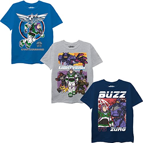 Disney Lightyear Boys 3-Pack Tee Bundle Set