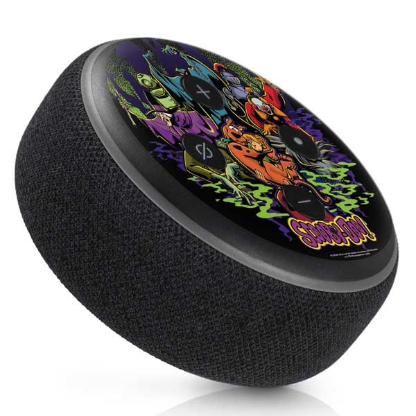 Skinit Decal Audio Skin Compatible with Amazon Echo Dot 3 - Officially Licensed Scooby Doo vs Monsters Design