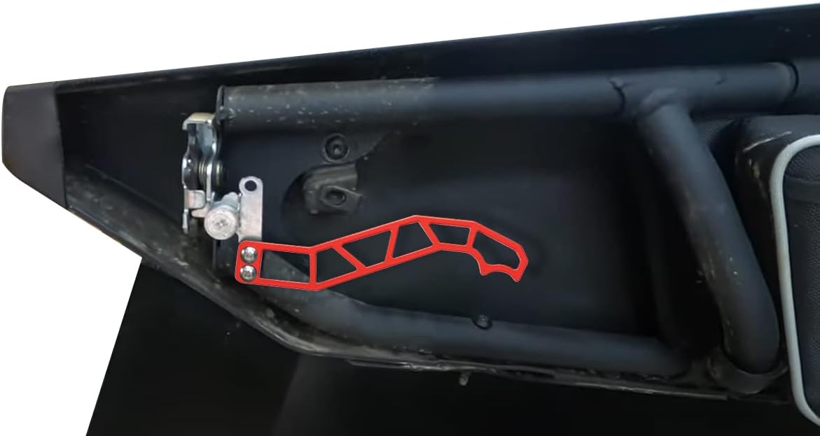 4PCS X3 Door Handle Latches Compatible with Can-Am Maverick X3 X DS RS Turbo R Max 2 & 4 Door 2017 2018 2019 2020 2021 2022 2023,Red