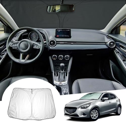 GAFAT Kompatibel mit Mazda 2 III DJ/Facelift 2015-2024 2025 Sonnenschutz