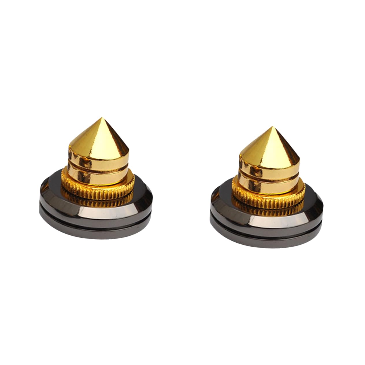GAROZATION Loudspeaker Spike Pad Speaker Stand Feet Classic Design for Better Sound