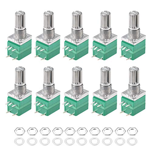 Potentiomètre B20K Ohm rotatif avec interrupteur intégré pour contrôle audio fluide