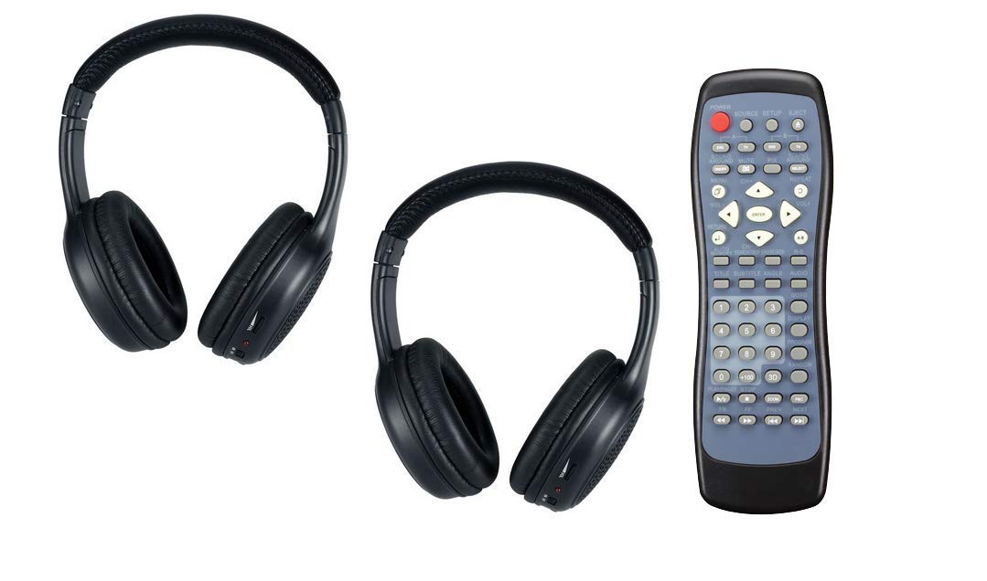 Invision Headphones and DVD Remote