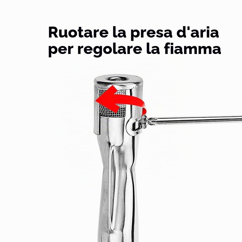 Denmay 31-44 cm Bruciatore regolabile per Landmann, Taino, Enders, per Campingas, Charbroil, per Tepro, Napoleon, tubo bruciatore universale in acciaio inox, pezzo di ricambio, 4 pezzi