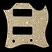 (E94) SG Classic Guitar Pickguard With P-90 Pickups Layout,1Ply Cream Pearl