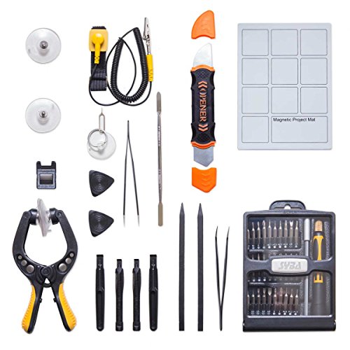 Syba Precision Screwdriver Set with Magnetic Driver Kit, Professional Electronics Repair Tool Kit with Portable Oxford Bag for Repair Cell Phone, iPhone, iPad, Watch, Tablet, PC, MacBook and More