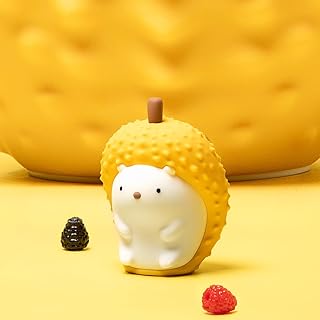 LED rechargeable cute hedgehog dorian light, new warm light rainbow gradient silica gel bed headlight, you can adjust the lighting by tapping