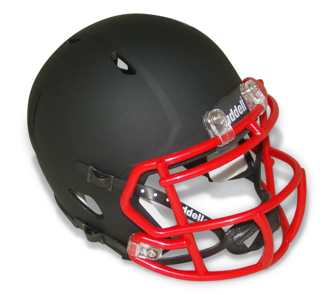 Amazon.com : Matte Black with Scarlet Red Mask Blank Riddell