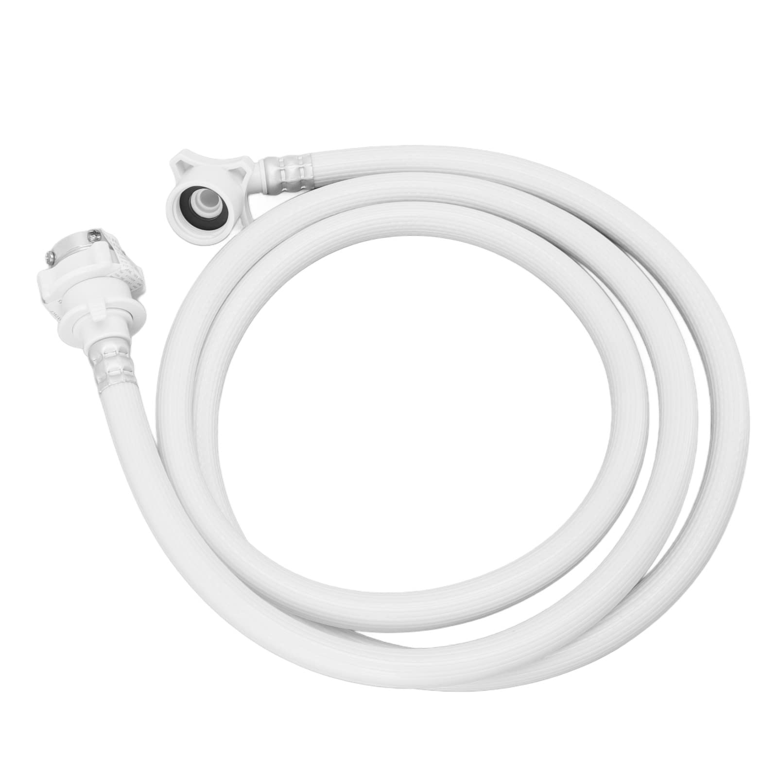 Jelquix Burst Proof Water Inlet Hose for Washing Machines Flexible PVC Pipe with Metal Connector Suitable for Models 1 Unit (2m)