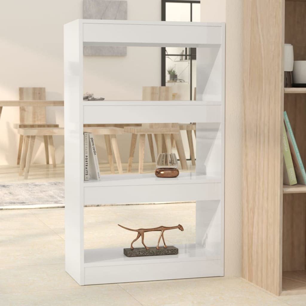 Libreria 4 Livelli ESituro - 11 Scomparti, Bianco, 115x109,5x19,5cm, Carico 15kg/Livello - Foto 11