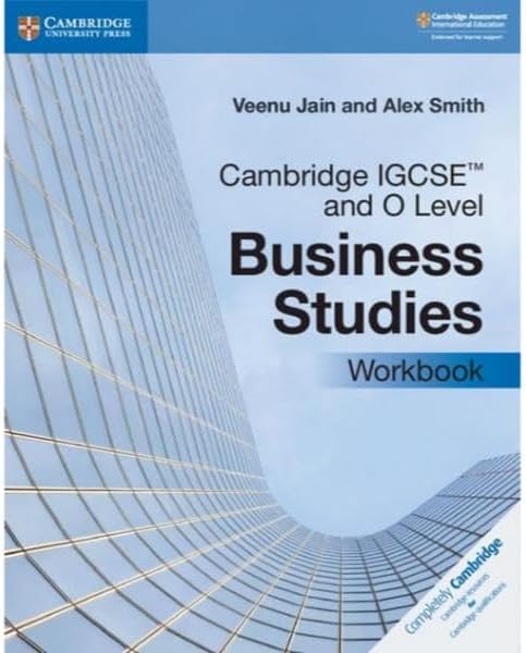 Camb IGCSE and O Level Business Studies Workbook