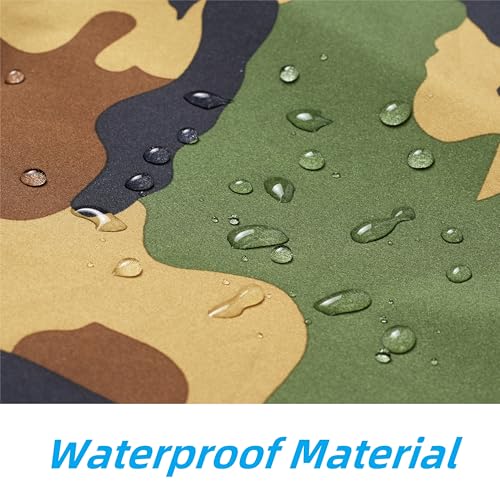 Image of Rain Suit, Rain Gear for Men Waterproof, Camo Rain Jacket, Lightweight Rain Coat