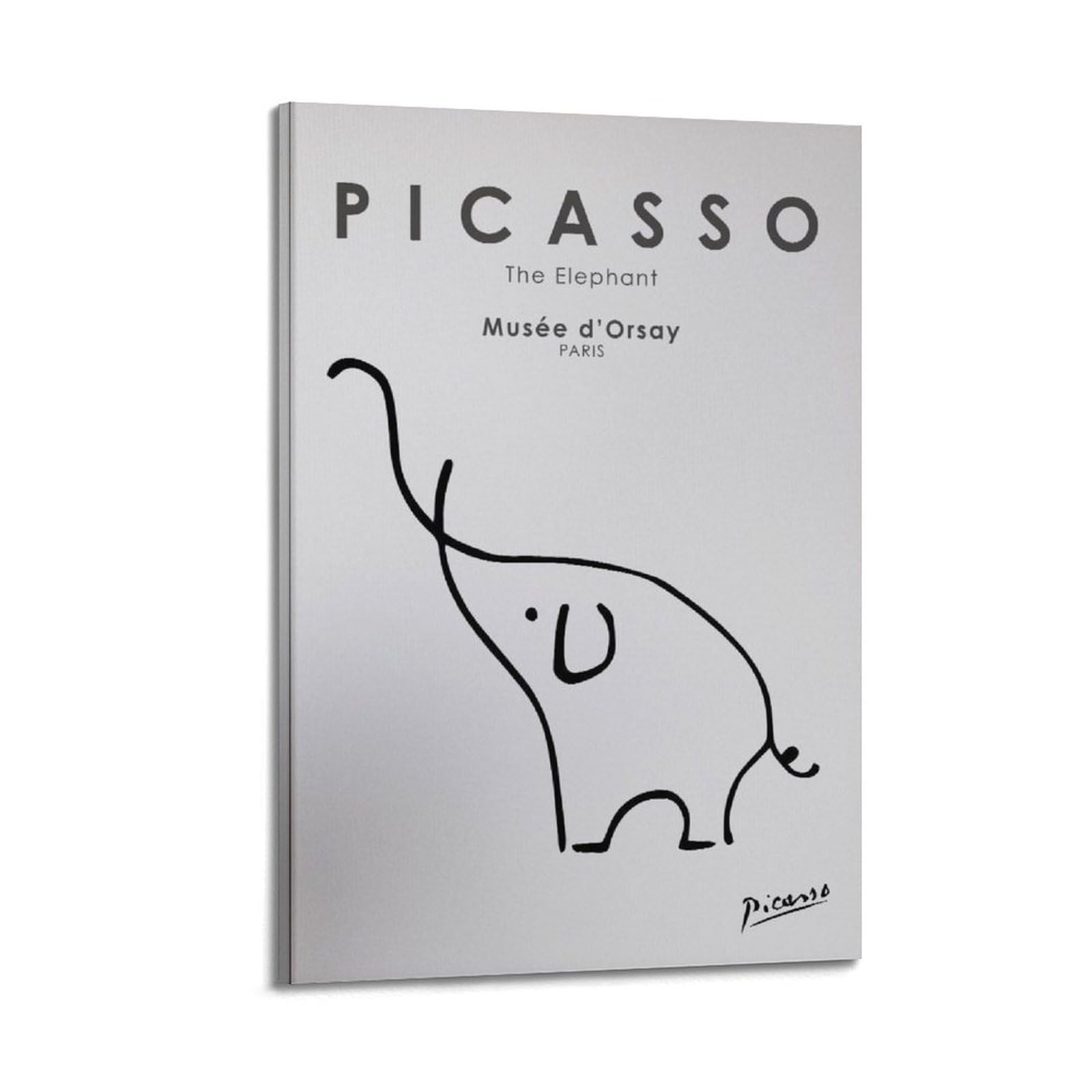 xiaoxiaoshen Picasso Line Minimalist Gallery Canvas Poster Wall Art Prints Room Aesthetic Murals Bedroom And Living Decorations 20x30inch(50x75cm)