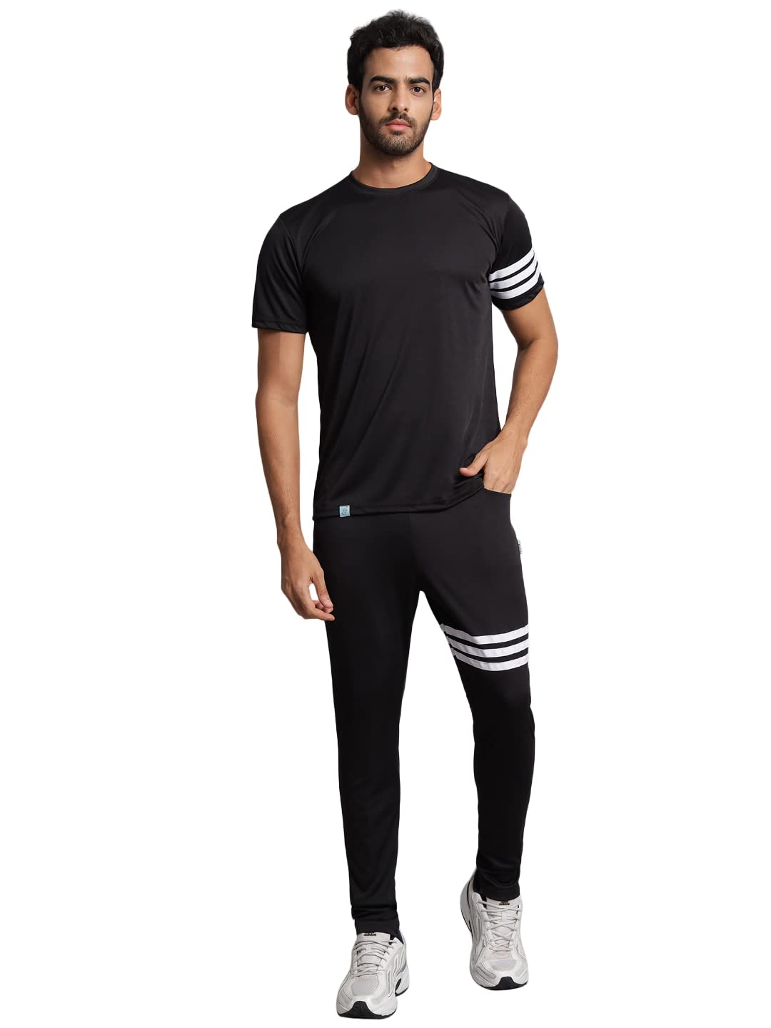 Rare Rabbit Polycotton Track Suit For Men Casual Summer Co-ord Sets Breathable Relaxing Comfortable For Workout, Jogging in neutral