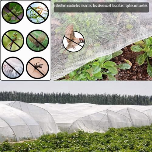 Filets, 3x10 m Protection et Anti nuisibles pour Jardin, Peut Etre Coupé Filet Anti Oiseaux Idéal Oour Les Jardins Les Myrtilles Les Tomates Les Cerises et Les Petits Arbustes etc – vue 5