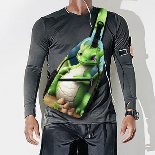Mochila deportiva tipo sling para senderismo y uso casual miniatura 7