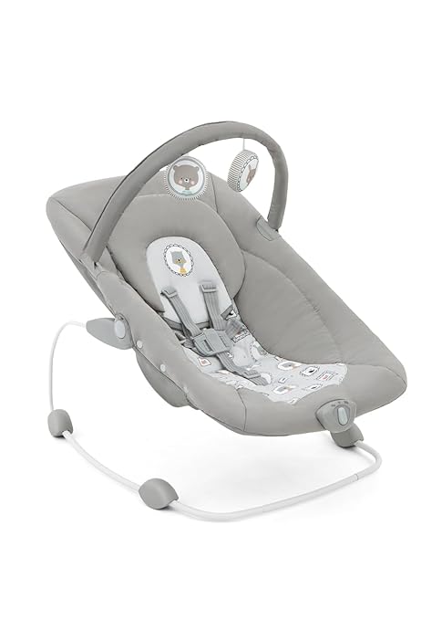 Joie Wish Baby Bouncer - for New Born Baby with Soothing Vibration and Music, Lightweight and Portable with 3 Position Recline (Birth to 9 Kg)