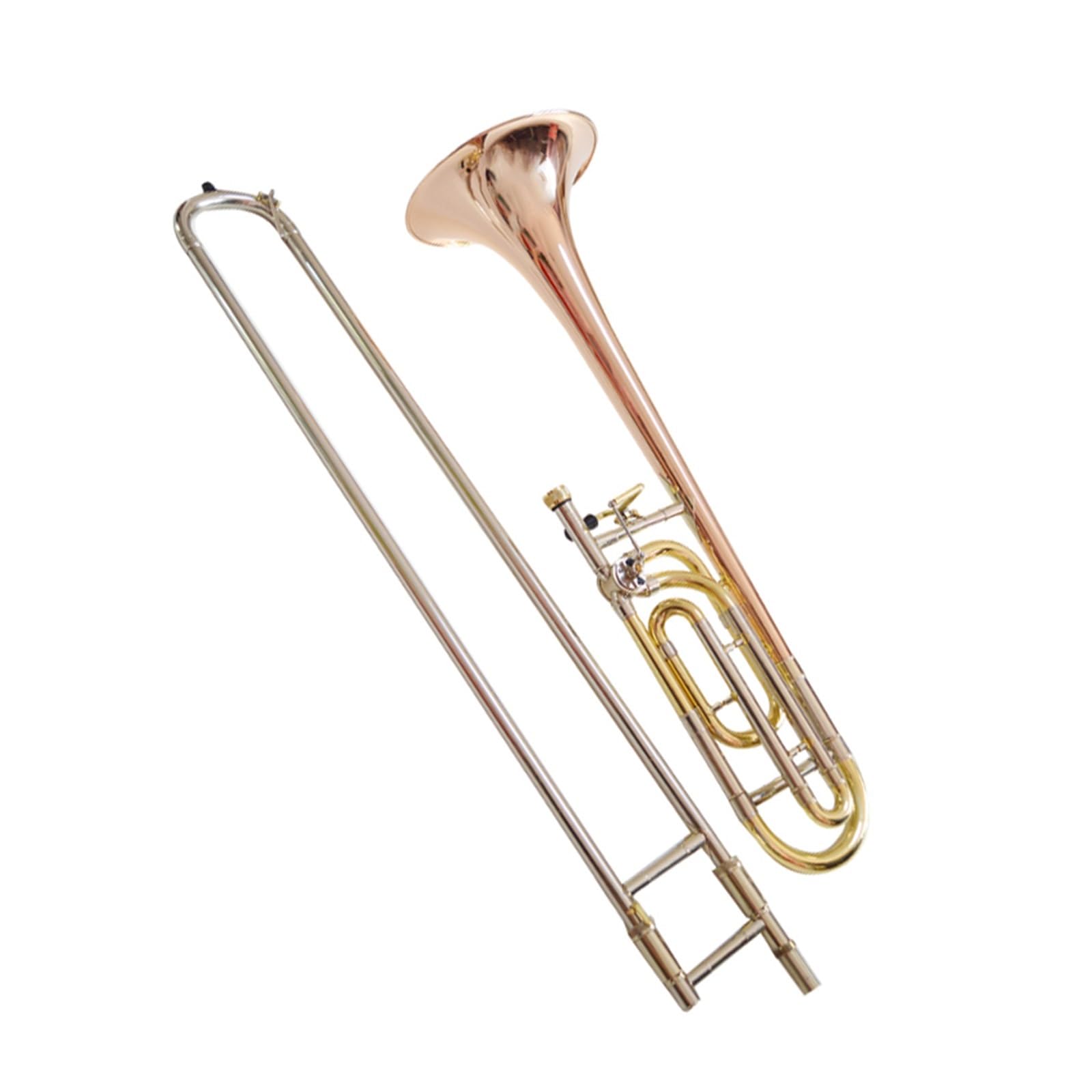 Instrument Puzon Tenorowy Z Brązu Fosforowego Transponowany Z Tonacji B Dur Do F Puzon