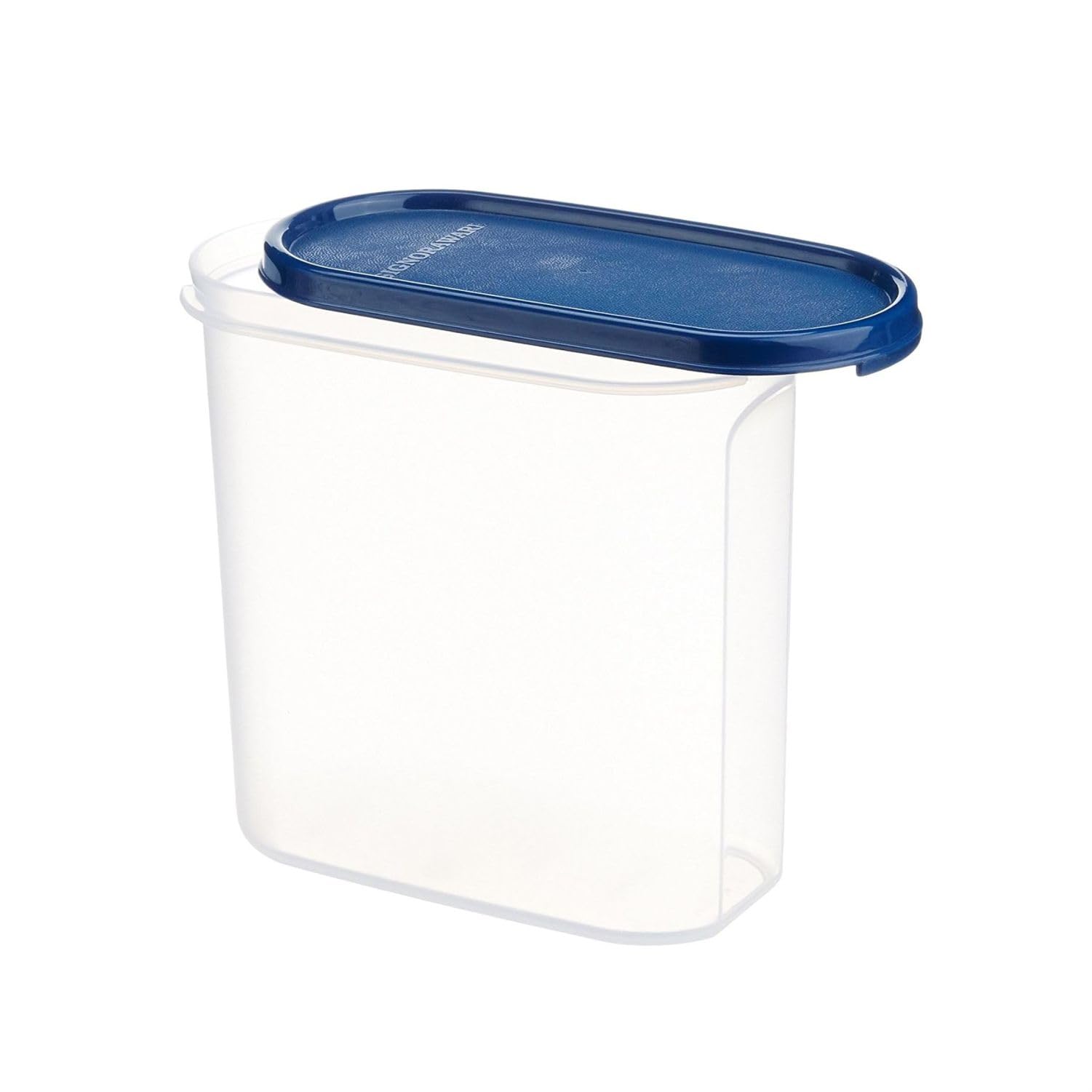 Signoraware Modular BPA Free Plastic Oval Container | Microwave & Dishwasher safe | Airtight & Leakproof | Kitchen & Pantry Storage | Ideal for Grains, flour & Pulses Storage ( ModBlue | 1.7 Ltr )-image-40