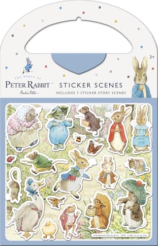 Peter Rabbit Sticker Scene Activity Set | Includes 6 Scenes & 50+ Stickers | Official Licensed Product | Gifts for Boys & Girls Age 3+ | Beatrix Potter | Arts & Crafts Decoration & Party Bag Fillers