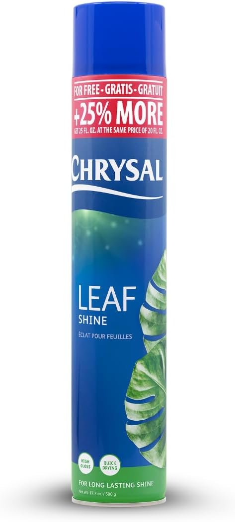 Chrysal Leaf Shine Spray for Indoor Plants (25 Ounce 1 Pack)