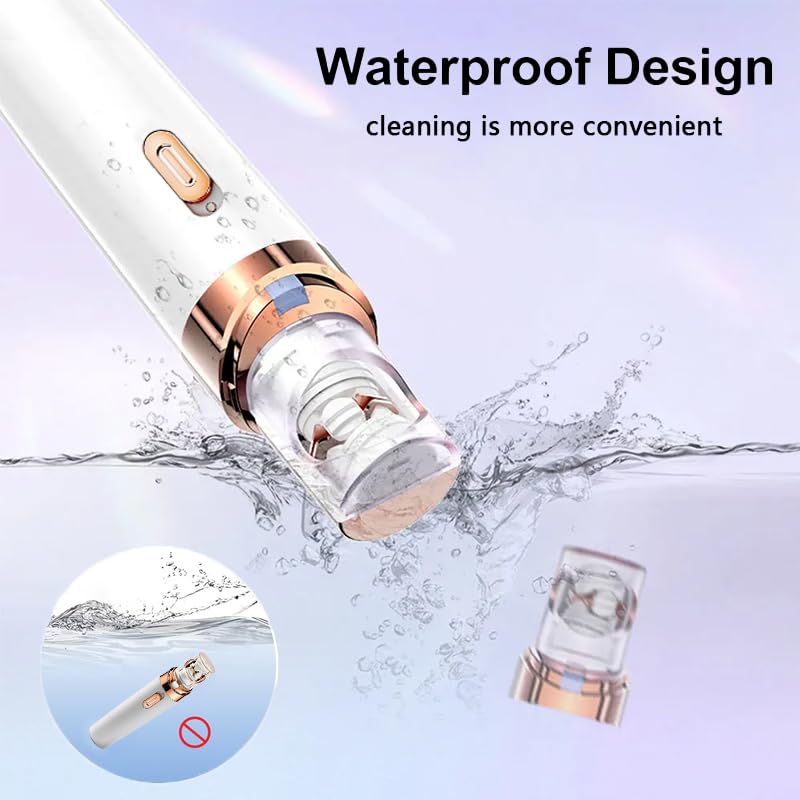 Epilateur Electrique Femme, Epilateur Electrique Portable avec Lumière LED Intégrée et Câble USB, Épilation Indolore et Très Efficace, pour l'épilation du Corps, Visage, Jambes et Bras