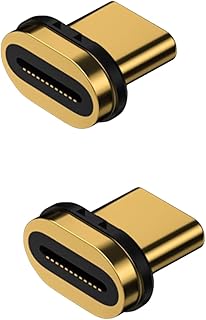 APEXSUN USB C Magnetic Tips(2 Pack),24 Pins Type C Connector Tips Compatible with 24 Pins Magnetic Adapter Support Thunderbolt 4/3,USB4.0, PD 100W,40Gb/s Data Transfer,8K Video for USB C Devices