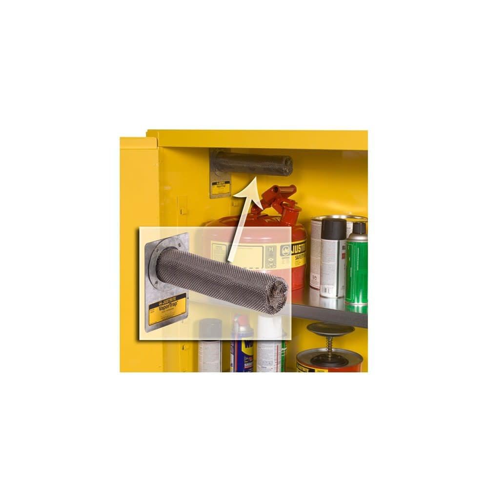 Justrite Filtro VaporTrap para COV, 22,2 cm x 5,7 cm, Lote de 2