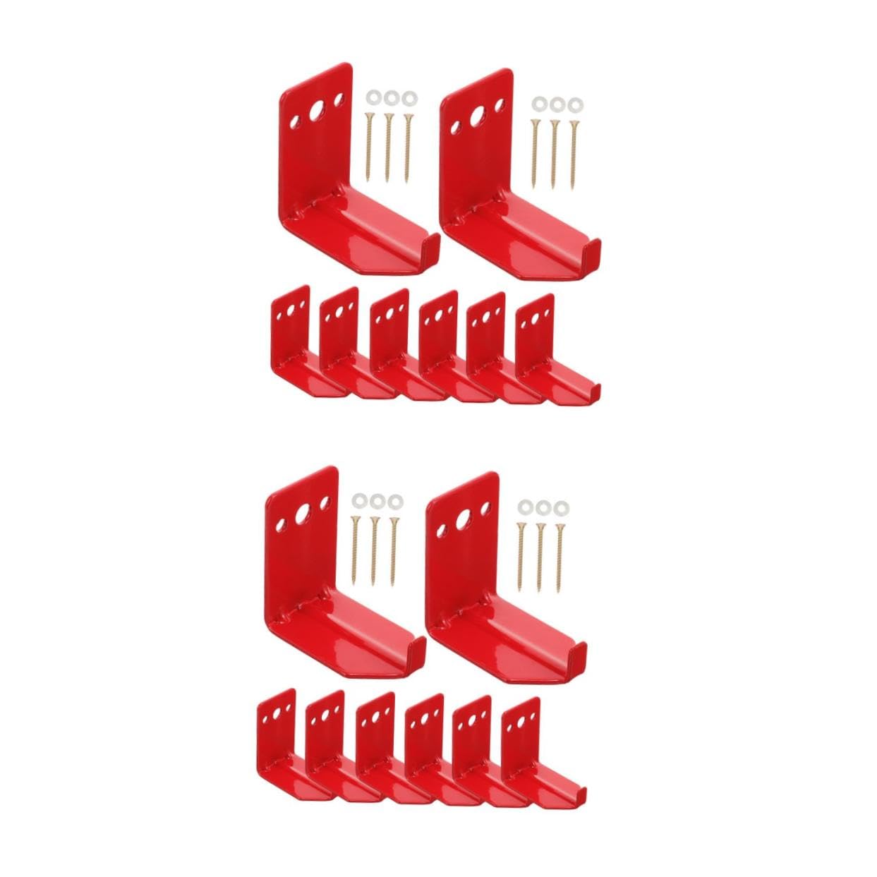 SHINEOFI 2 Set Estintore Shape con Gancio Muro Completo per Uffici e Domestici Facile da Installare e Compatibile con Estintori