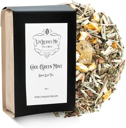 Um'Licious Me - Cool Green Mint | Loose Leaf Tea | 4oz