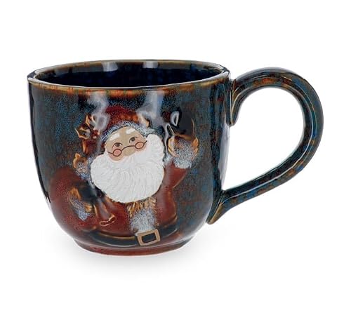 Burton+BURTON Large Santa Soup Mug with Bag Design, 30 oz