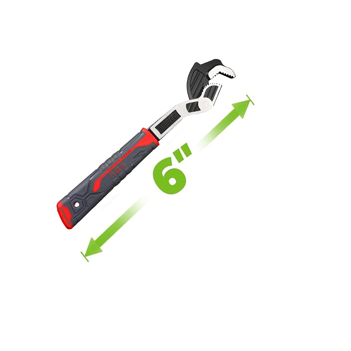 NewShark 6inch Mini Industrial Multifunctional Self-locking Pipe Wrench Tool, Heavy Duty Pipe Wrench Adjustable Soft Grip Plumbing Wrench Universal Adjustable Pipe Wrench Plumbing Tools (B0D2WZ6B9M) Amazon Price History, Amazon Price Tracker