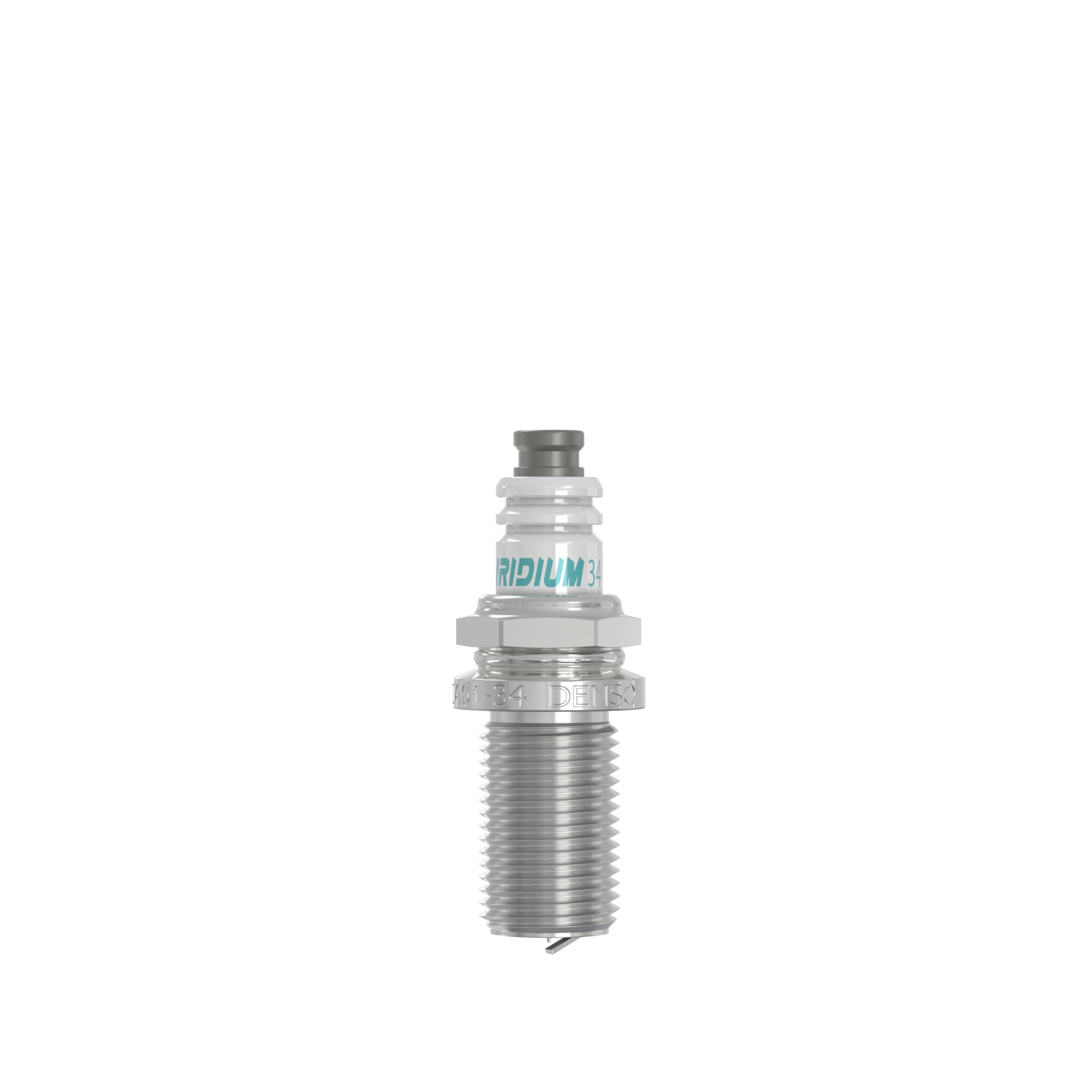 DENSO Candela accensione IA01-34 con resistenza 1 Elettrodo di massa Elettrodo centrale - iridio Elettrodo di massa platino Lunghezza filettatura: 22mm